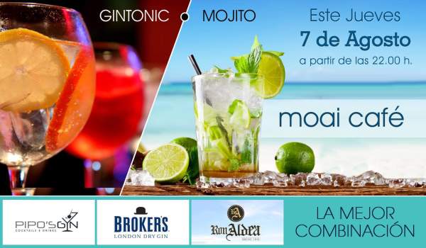 Gintonics y mojitos, Moai 2014